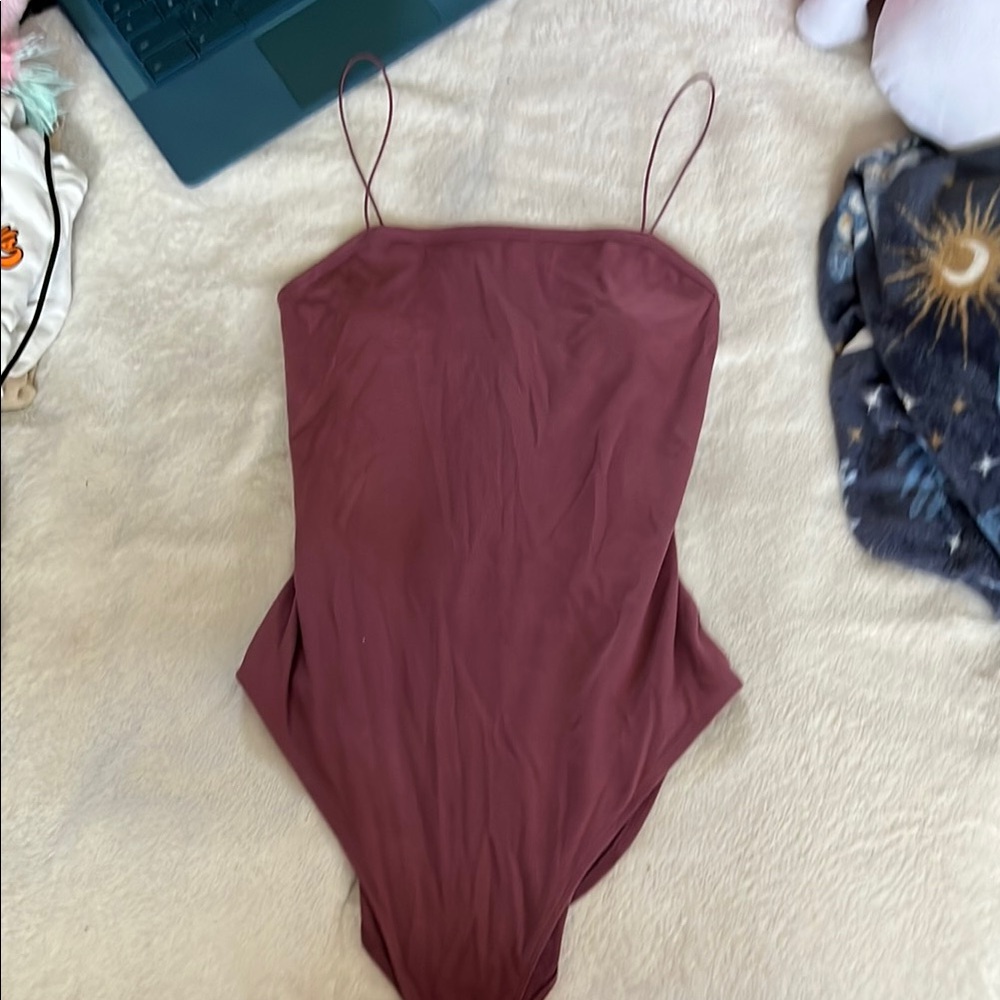 Kids One Piece Swimsuit in Mauve
